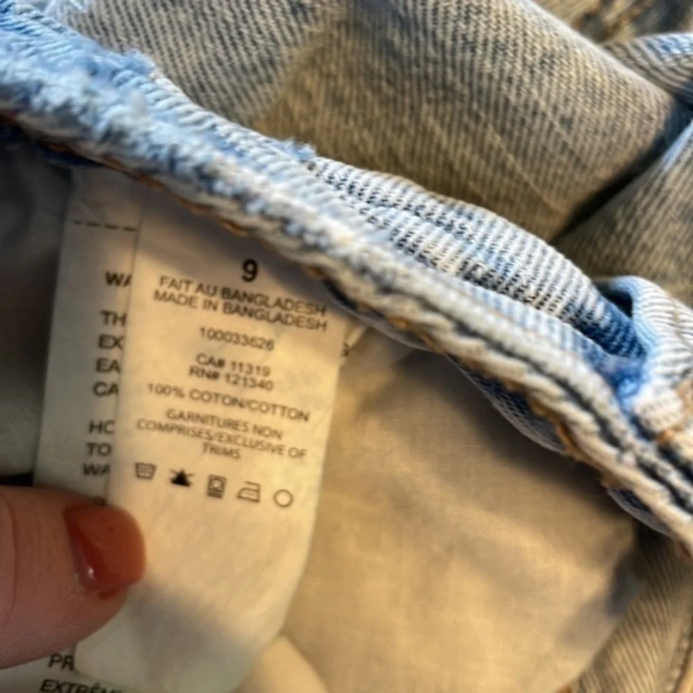 Garage Distressed Stone Wash Denim Shorts 9 - Picture 11 of 11